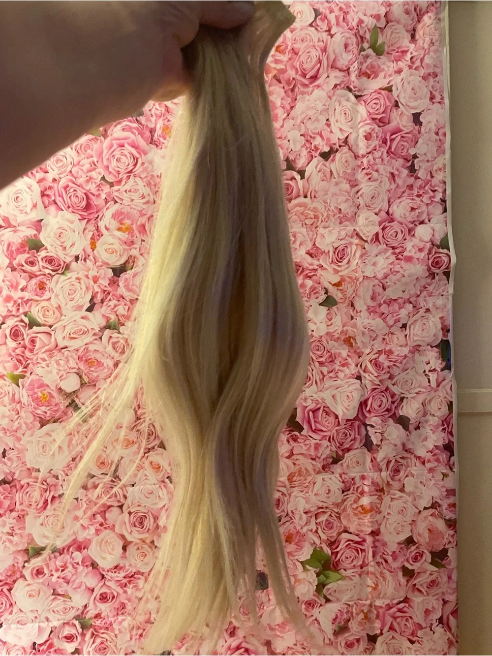 Glam Seamless Invisi Clips Hair Extensions - Pink